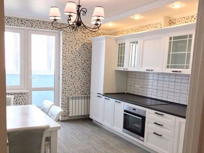 элитная угловая кухня